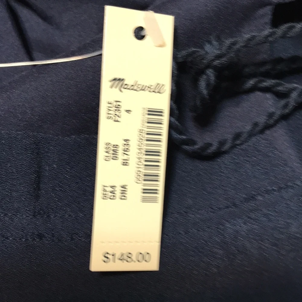 Madewell fully lined maxi dress with elastic waist and side slits. New! - Picture 10 of 10